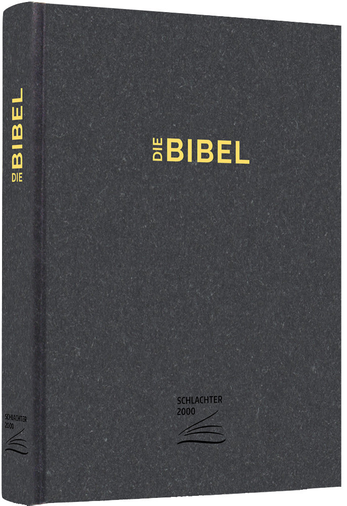 Schlachter 2000 Bibel – Schreibrandausgabe (Hardcover, anthrazit)