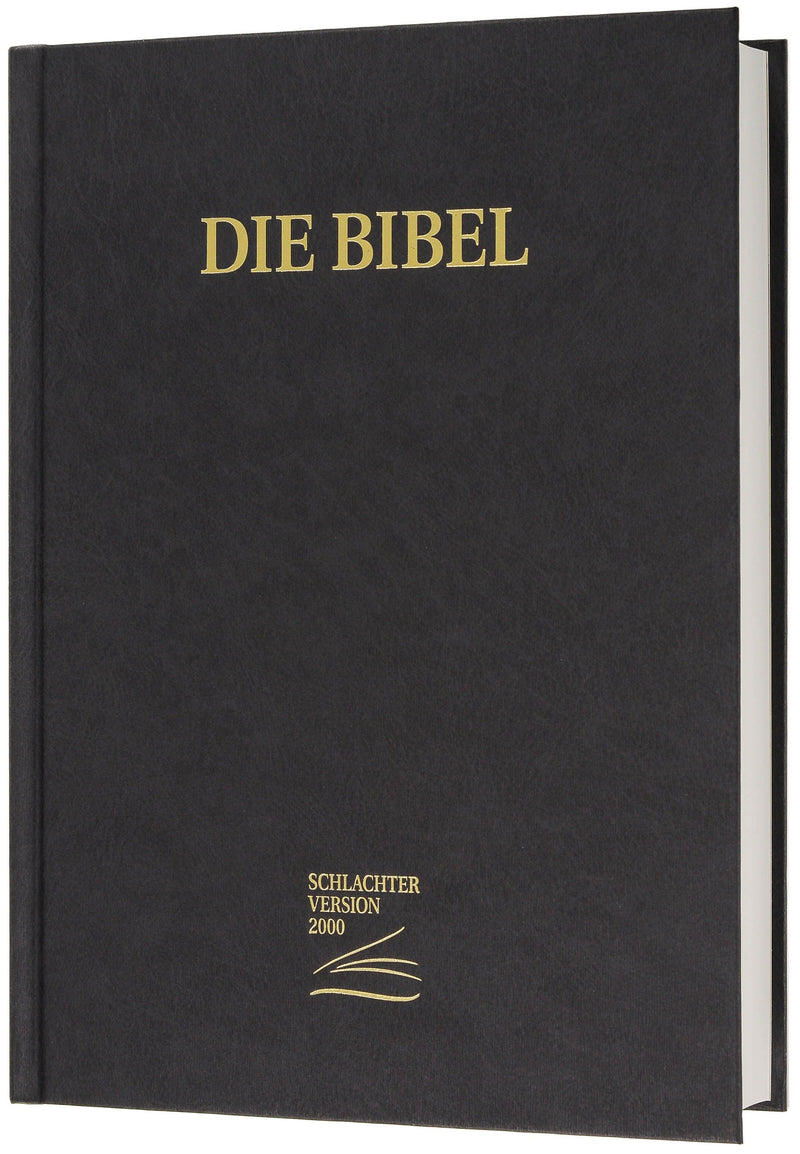 Schlachter 2000 Bibel - Großdruckausgabe (Hardcover, schwarz)